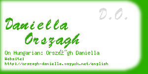daniella orszagh business card